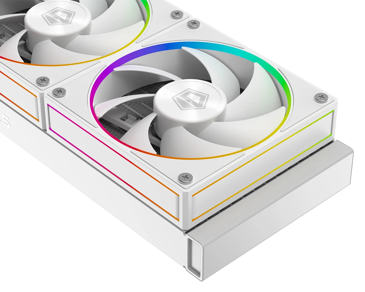 Водяне охолодження ID-COOLING Space LCD SL240 White Охолодження image 3