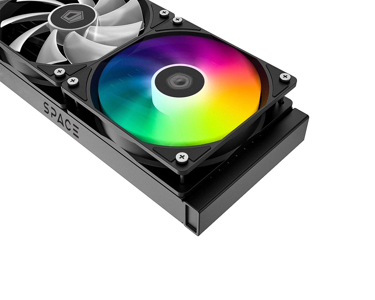 Водяне охолодження ID-COOLING Space LCD SL240 XE Black Охолодження image 2