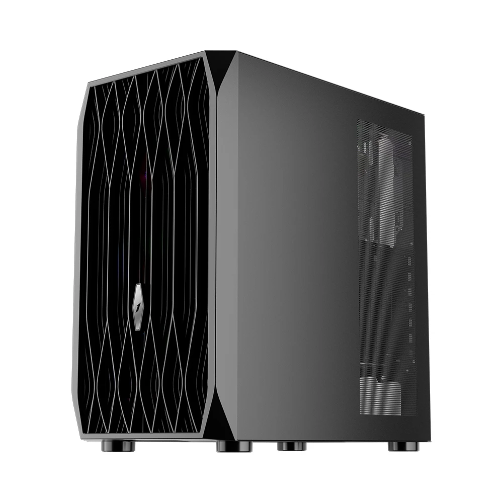 Корпус 1stPlayer AY7-BK-4F1 Black без БЖ Корпуси image 1
