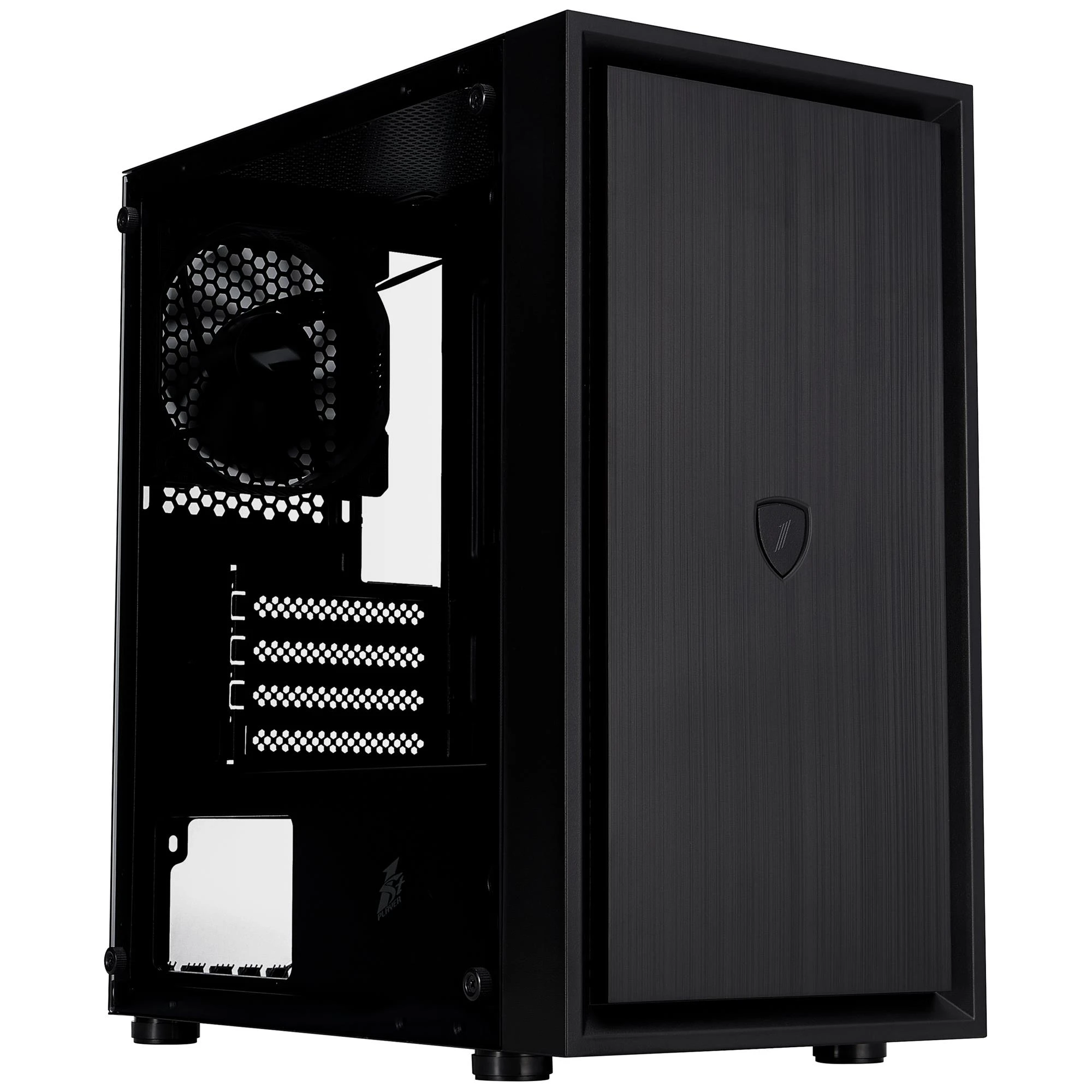 Корпус 1stPlayer B5-M-BK-3F Black Корпуси image 1