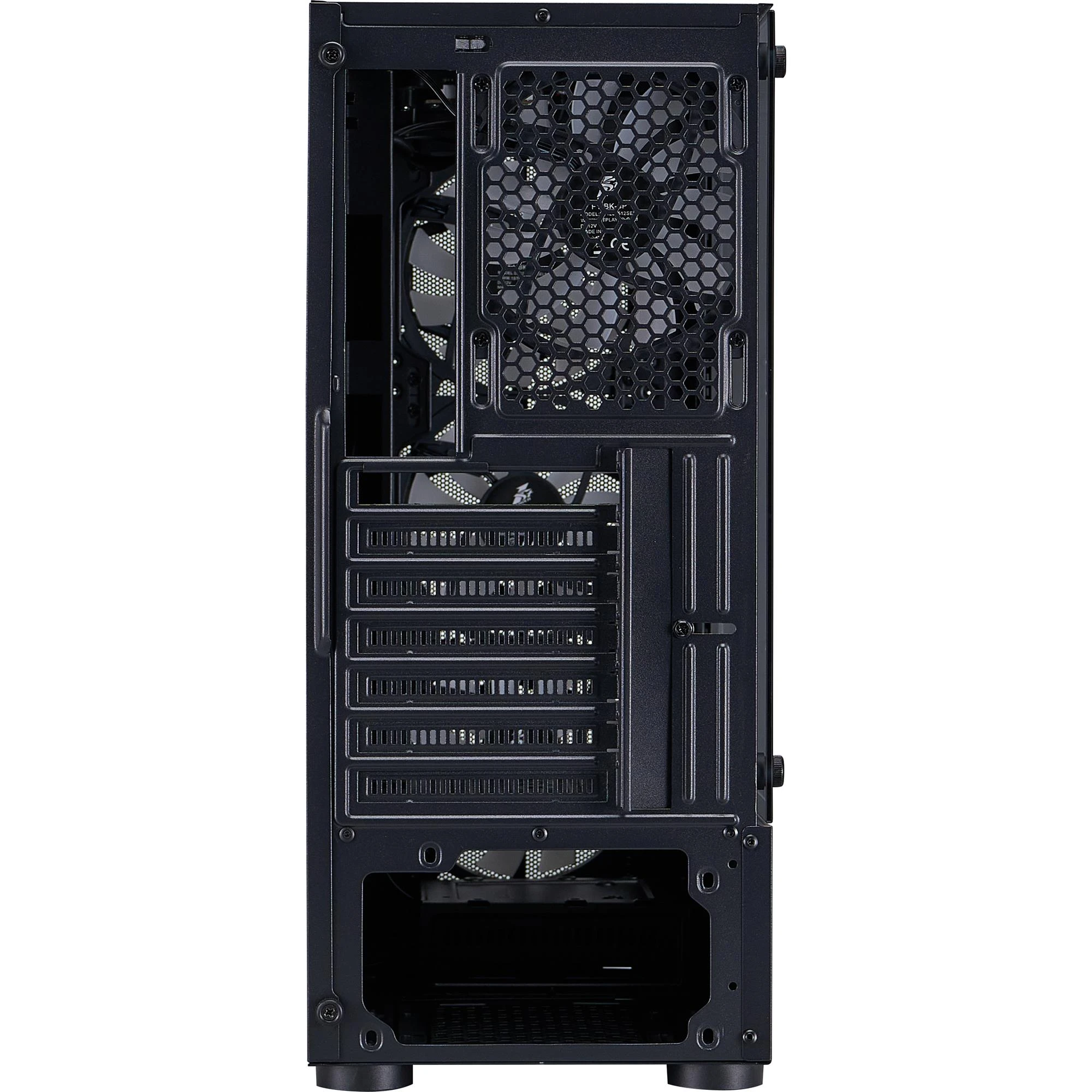 Корпус 1stPlayer D4-BK-4F1 Black без БЖ Корпуси image 2