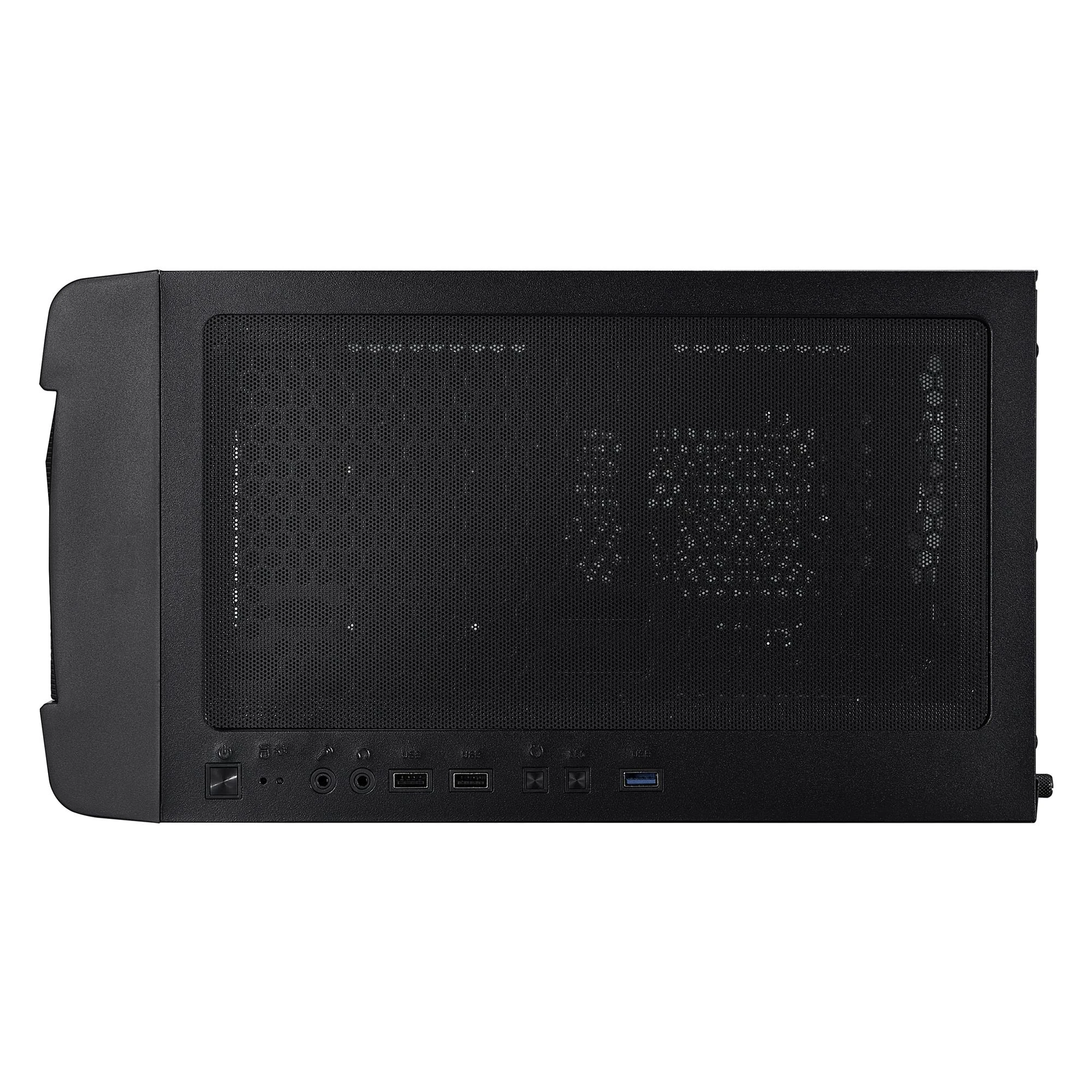 Корпус 1stPlayer D4-M-BK-2F1P-1F1 Black Корпуси image 3