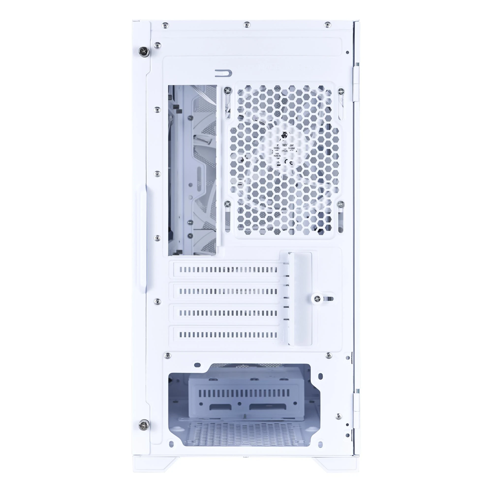 Корпус 1stPlayer D4-M-WH-2F1P-W-1F1-W White Корпуси image 2