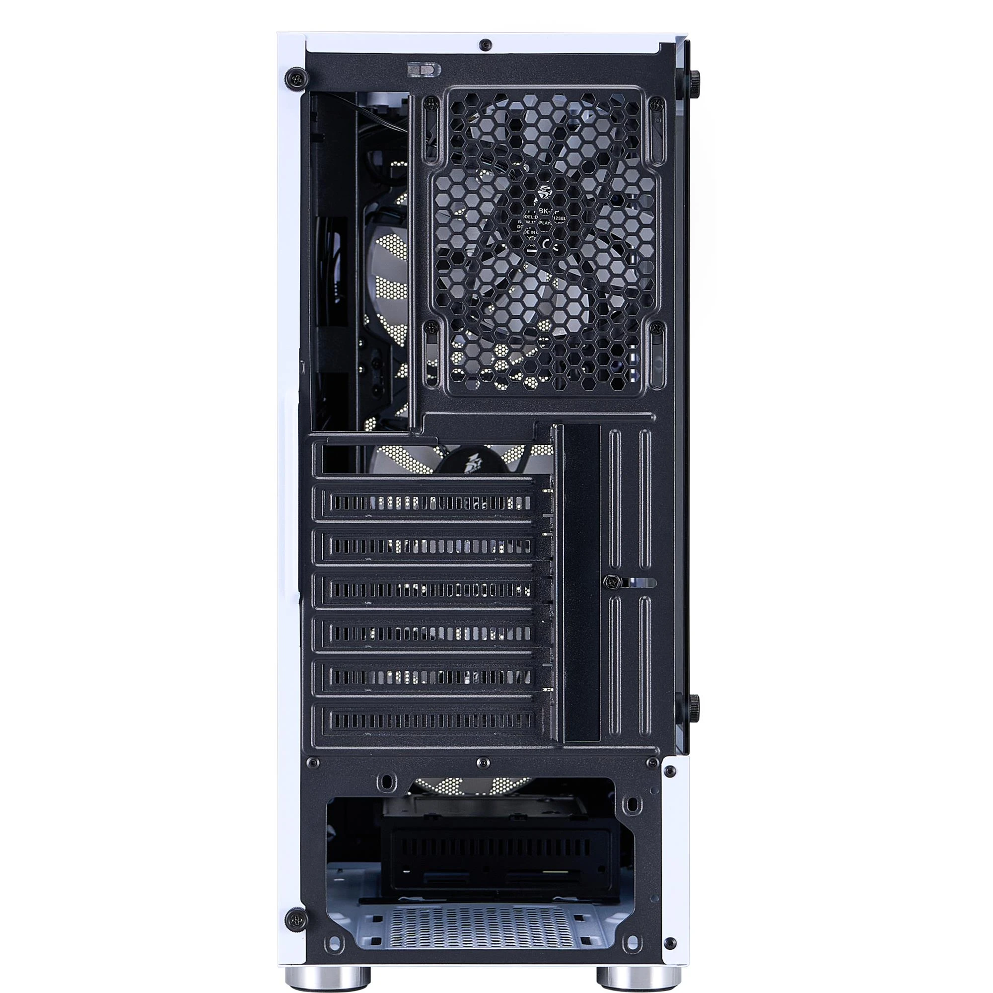 Корпус 1stPlayer D4-WH-4F1-W White без БЖ Корпуси image 2