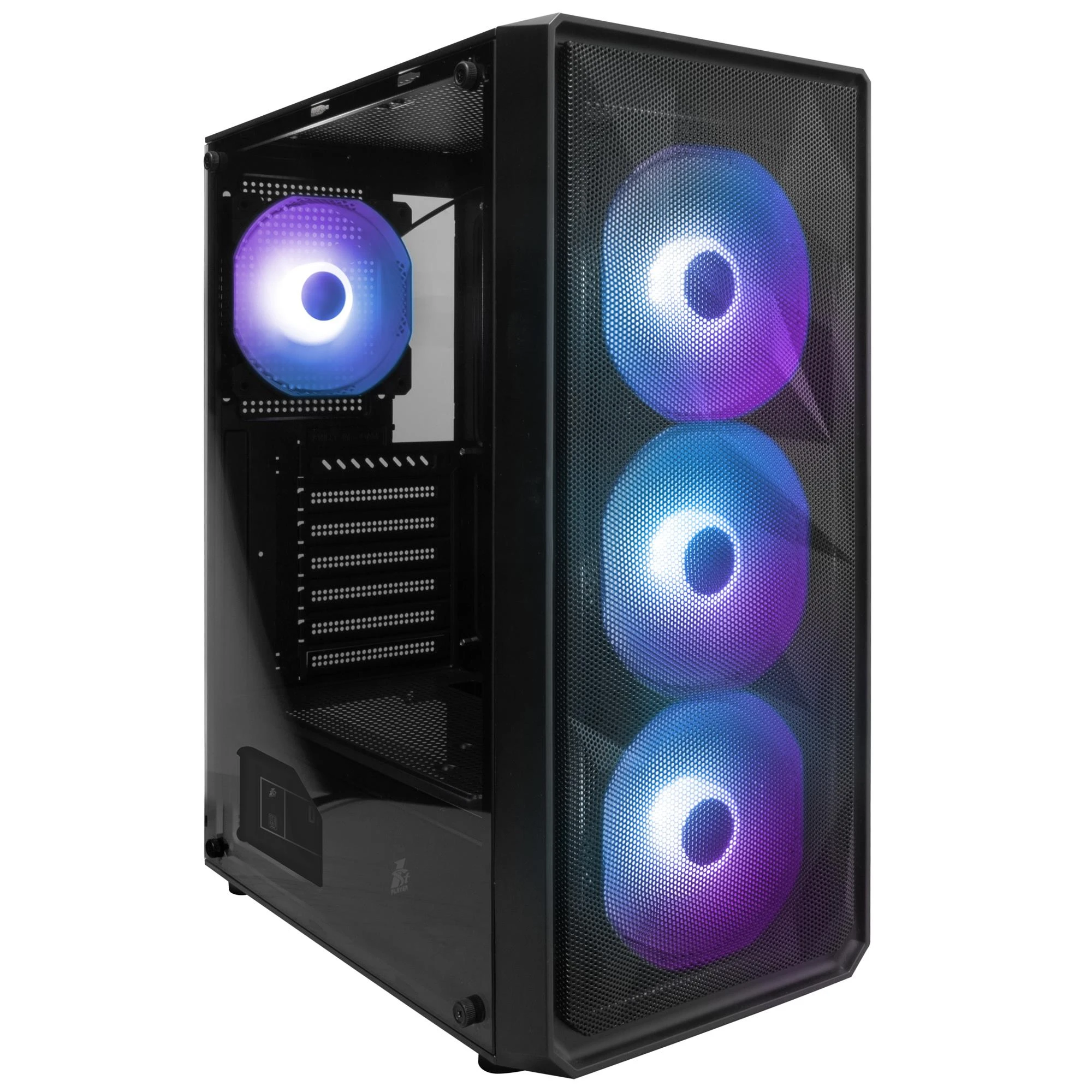 Корпус 1stPlayer FD3-BK-4F7 Black Корпуси image 1