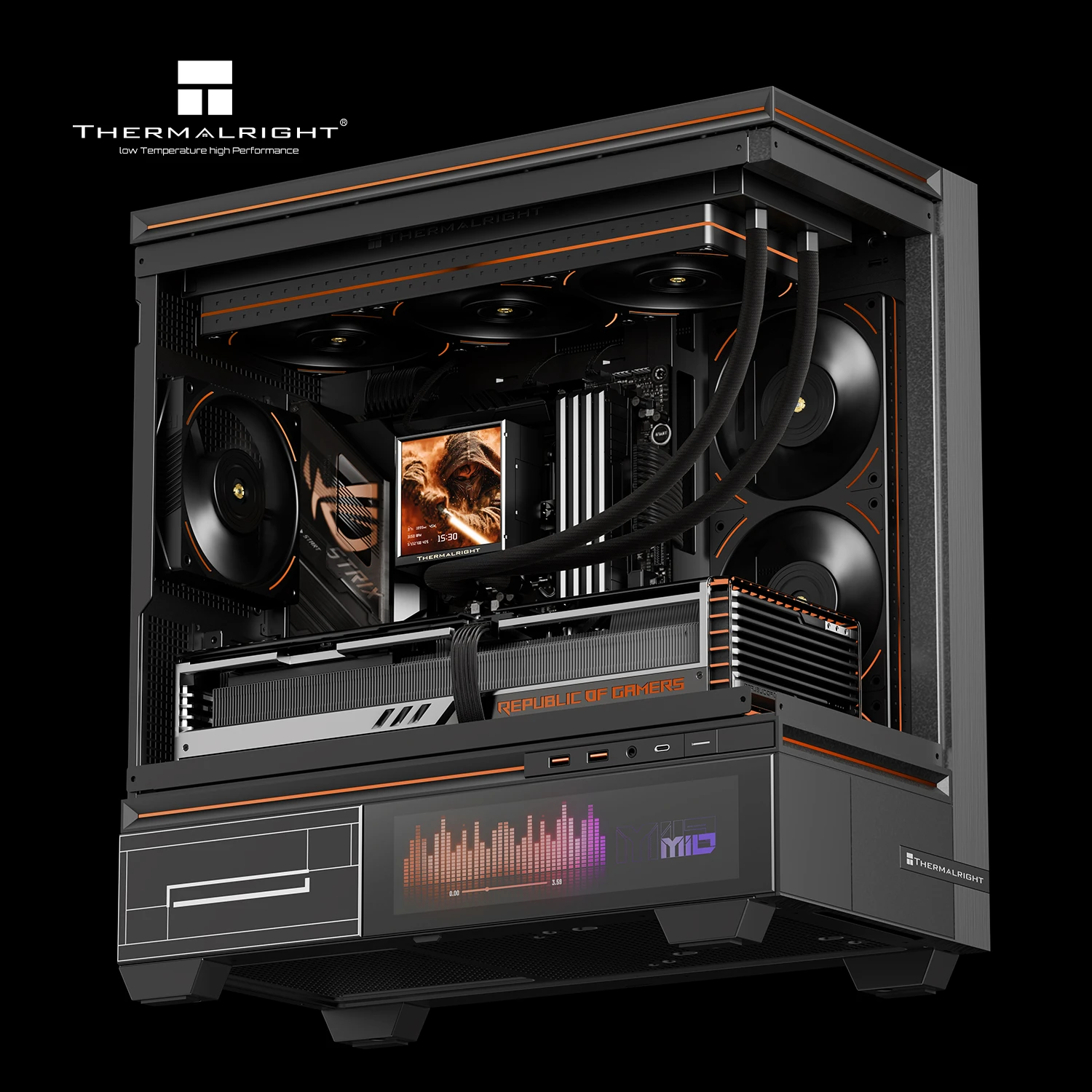 Водяне охолодження Thermalright Peerless Vision UB360 ARGB Black Охолодження image 4