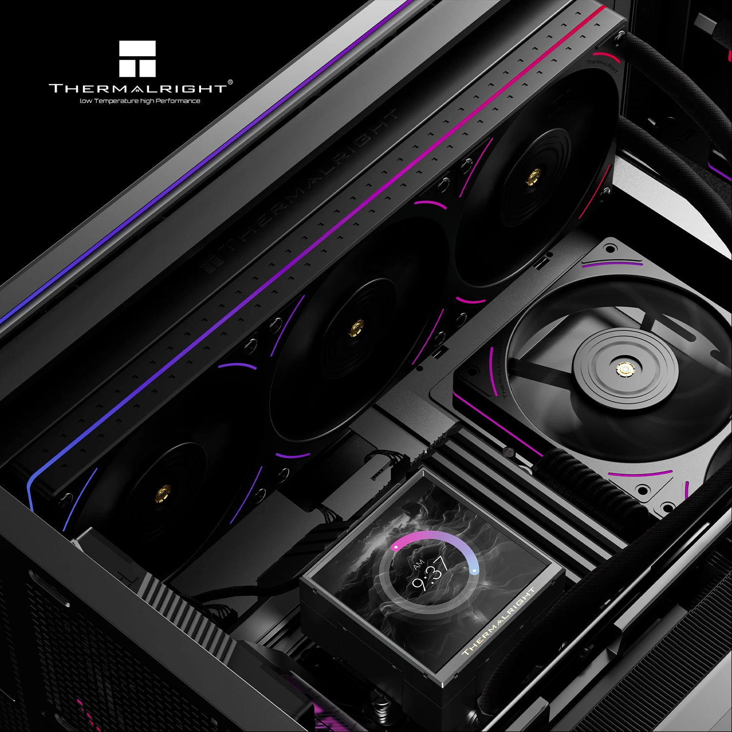 Водяне охолодження Thermalright Peerless Vision UB360 ARGB Black Охолодження image 2
