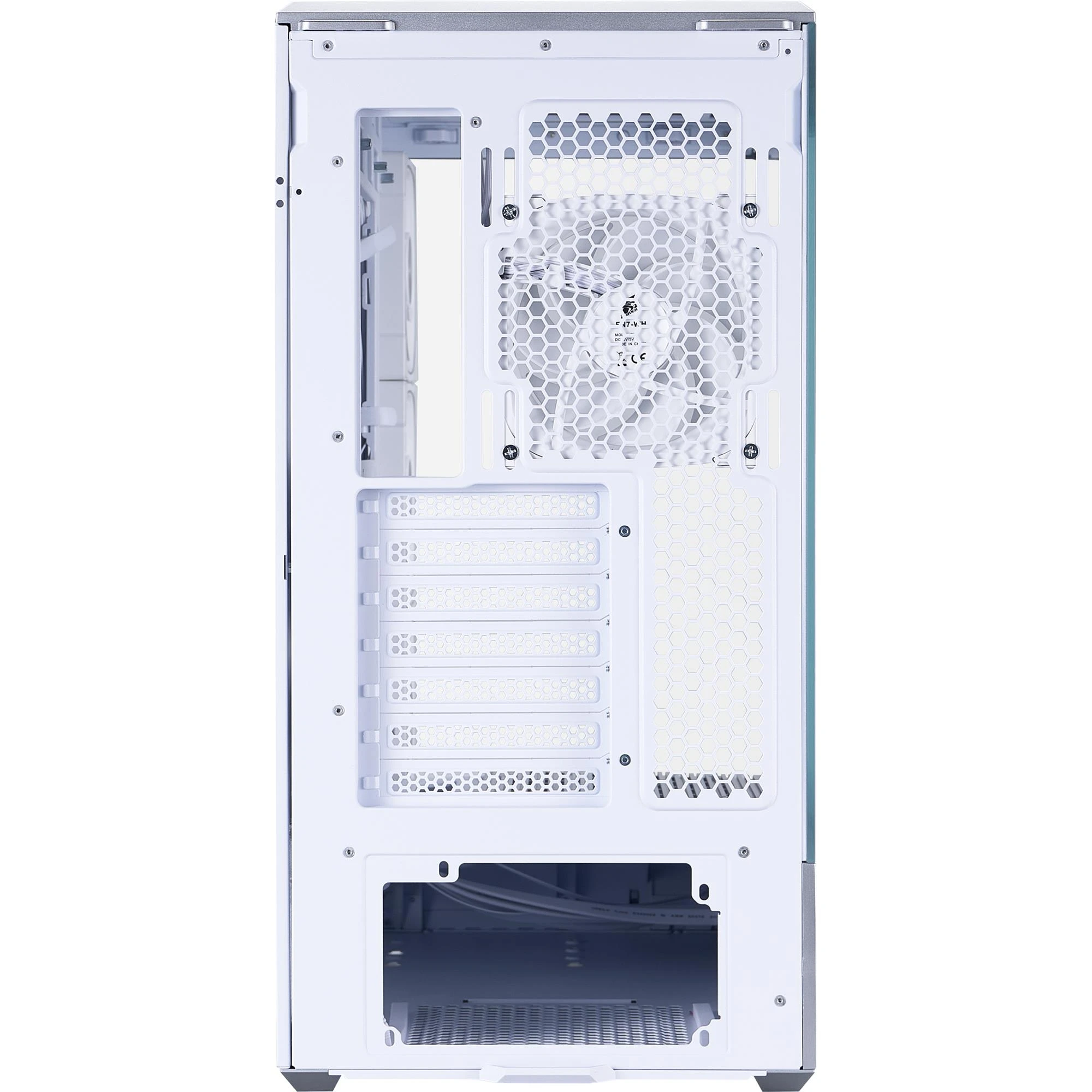 Корпус 1stPlayer GM7-SV-3FN7R-W-1FN7-W Silver Корпуси image 2